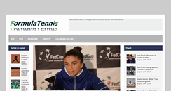 Desktop Screenshot of formulatennis.com